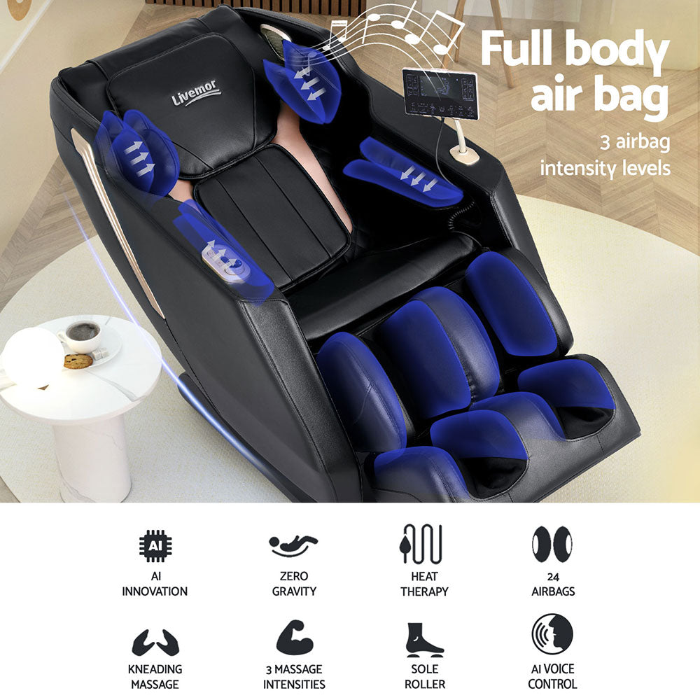 Livemor Massage Chair Electric Recliner Home Massager Baird