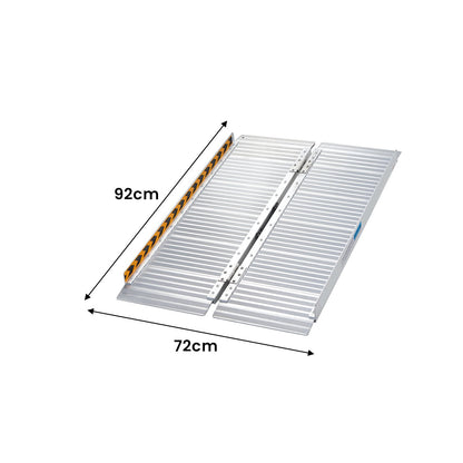 Rigg Aluminium Foldable Wheelchair Ramp With Handle - 3ft