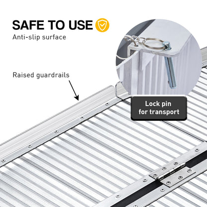 Rigg Aluminium Portable Wheelchair Ramp R02-5ft